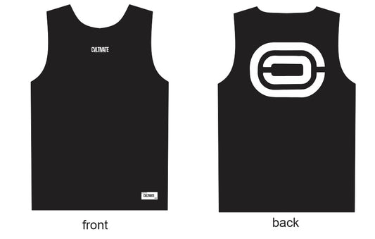 Cvltivate Cvlture Tank Top ( Black/White )